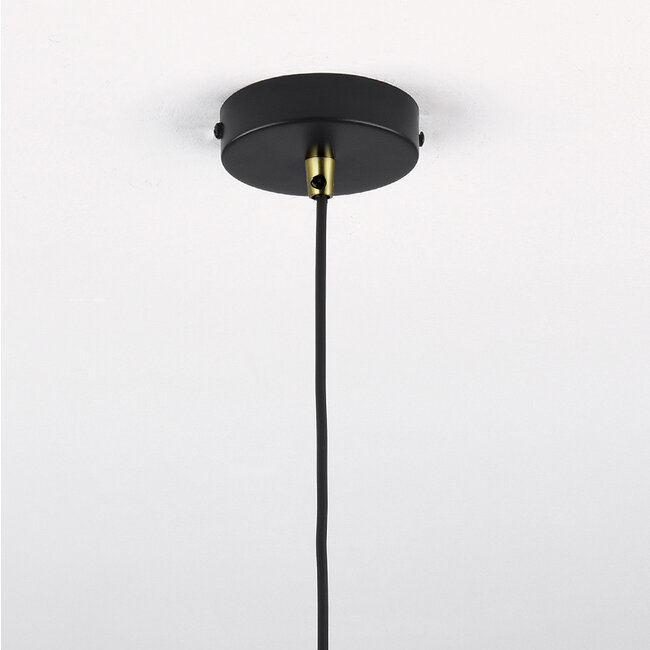 Jaula pendant lamp in Black metal
