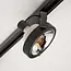 1.5 metre 1-phase track system set with Skaly spotlights, black