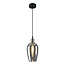 -light pendant lamp Verona - smoked glass Mirror effect - elongated glass