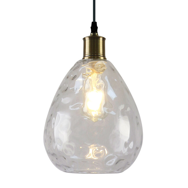1-bulb pendant light Verona - clear glass