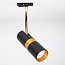1-phase track system set 1.5 metres with Timeo spotlights, black and gold
