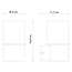 Modern outdoor wall light Juliano in wood look