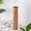 Modern garden lamp post in wood look - Julio