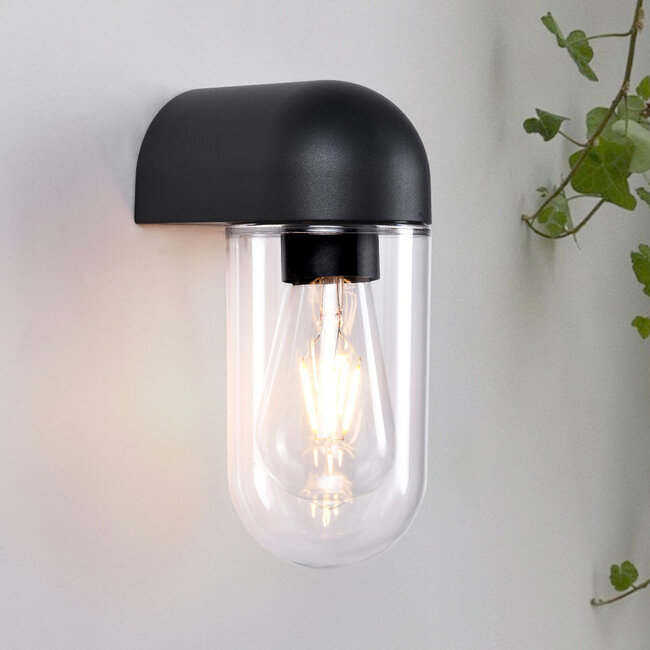 Outdoor wall light Pulse - black