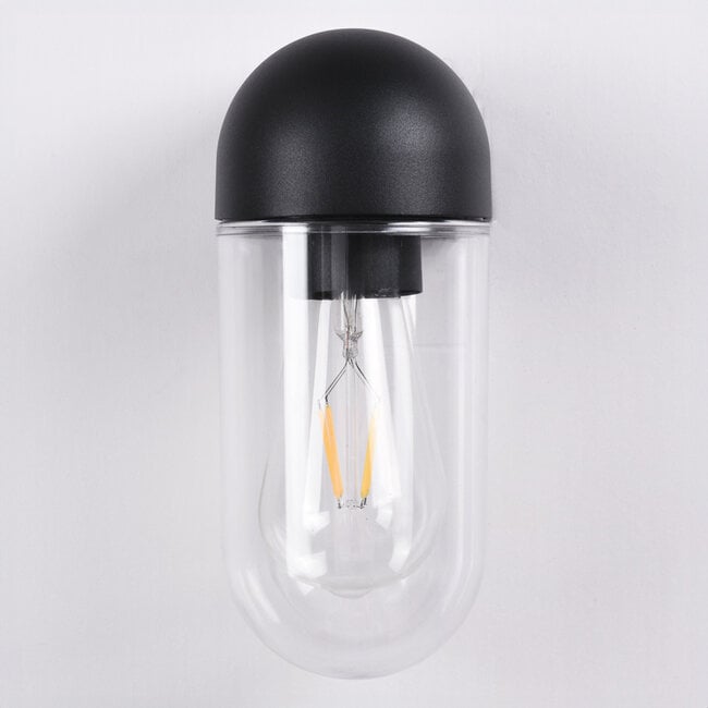 Outdoor wall light Pulse - black