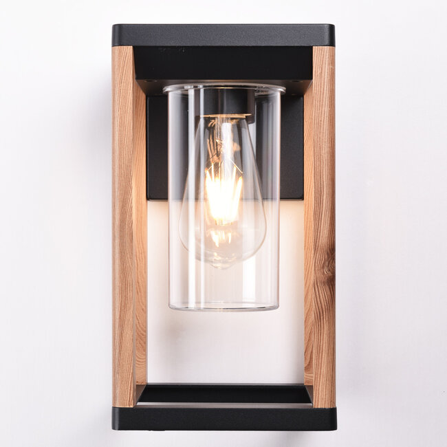 Outdoor wall lamp in wood effect - Pancha