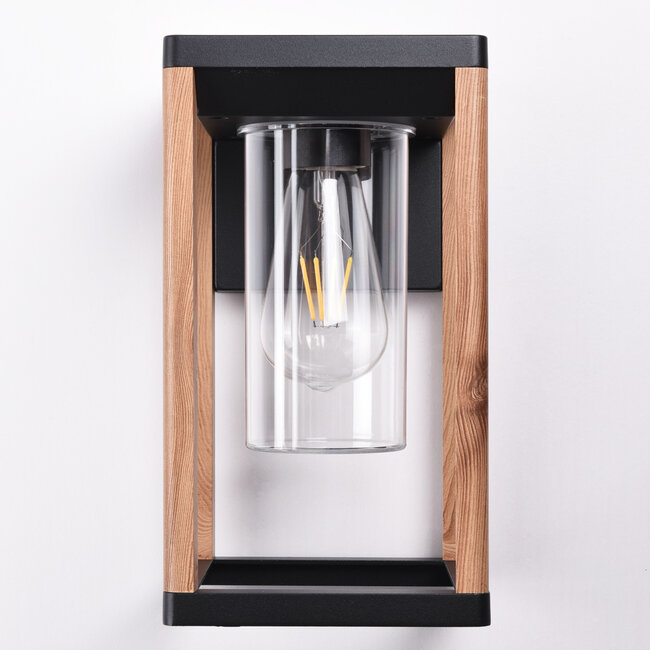 Outdoor wall lamp in wood effect - Pancha