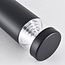 Bollard light Tierra for outdoors in stainless steel - black