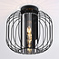 Designer ceiling light with smoked glass - Dide