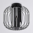 Designer ceiling light with smoked glass - Dide
