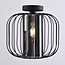 Designer ceiling light with smoked glass - Dide