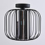 Designer ceiling light with smoked glass - Dide