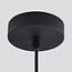 pendant light Dila - smoked glass with metal slats