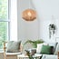 Bohemian pendant light Papel - hand-braided rope