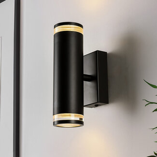 Industrial wall light Yara - matt black