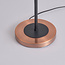 Industrial floor lamp copper - Allison