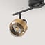 2-light ceiling light Oro - black with bronze details