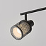 Modern ceiling light with frosted glass and honeycomb design - Buche