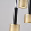 Modern hanging lamp with honeycomb design, 3-light - Aur