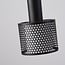 5-light pendant light Fosco - matte black with honeycomb design