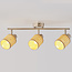 Bohemian rattan ceiling lamp, 3-light - Raua