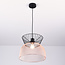 Modern pendant lamp black with copper - Netti