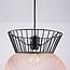 Modern pendant lamp Netti in black and copper