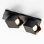 Industrial ceiling lamp with 2 spots - Cal