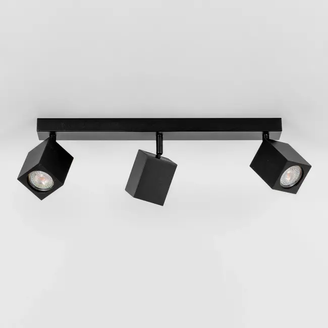 Industrial ceiling lamp with 3 spots - Bas