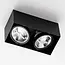 AR111 2-fold spotlight Brooklyn - black
