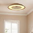 Ceiling fan Cakir with LED and bamboo shade - adjustable light colour
