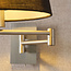 Wall lamp with black shade - Abella