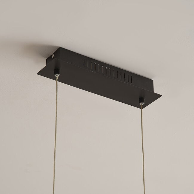 Modern 5-light pendant lamp Martha with integrated LEDs, dimmable