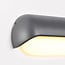 Outdoor wall light Zach - black with integrated LED