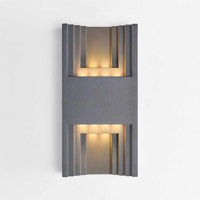 Black outdoor wall lamp Benjamin