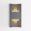 Outdoor wall light Benjamin - anthracite with integrated LED