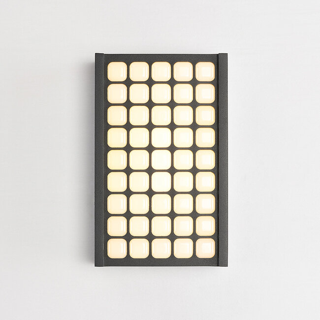 Outdoor wall light Melina - black with integrated LED