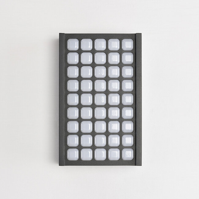 Outdoor wall light Melina - black with integrated LED