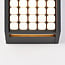 Outdoor wall light Melina - black with integrated LED