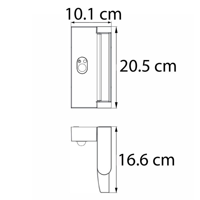 Adjustable Solar Wall Light Berlin with Sensor - black