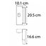 Adjustable solar wall light Berlin with sensor and control dial