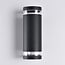 2-light outdoor wall light Showman - black