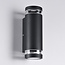 Outdoor wall light Showman 2-light - black