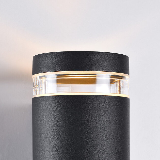 Outdoor wall light Showman 2-light - black