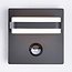 Outdoor wall light Stefano with motion sensor - anthracite integrated LED
