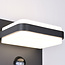 Outdoor wall light Stefano with motion sensor - anthracite integrated LED