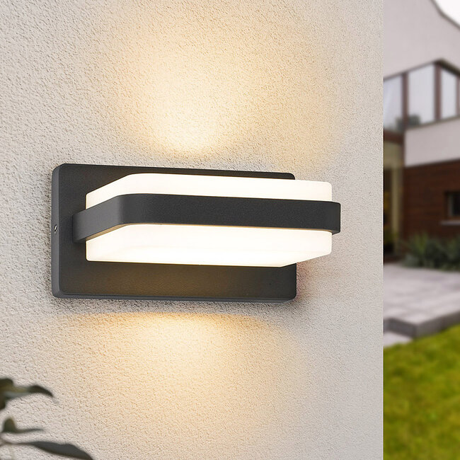 Modern Outdoor Wall Light Lorenzo IP44 - anthracite