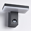 Outdoor wall light Roberto with motion sensor and integrated LED - black
