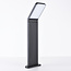 Outdoor floor lamp Francesco in black - 50 cm with integrated LED