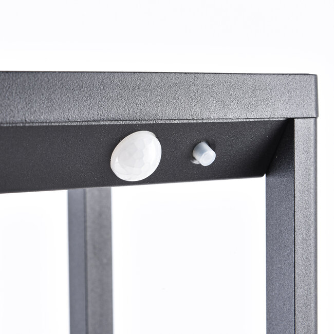 Black Floor Lamp with Solar and Sensor - Marcello